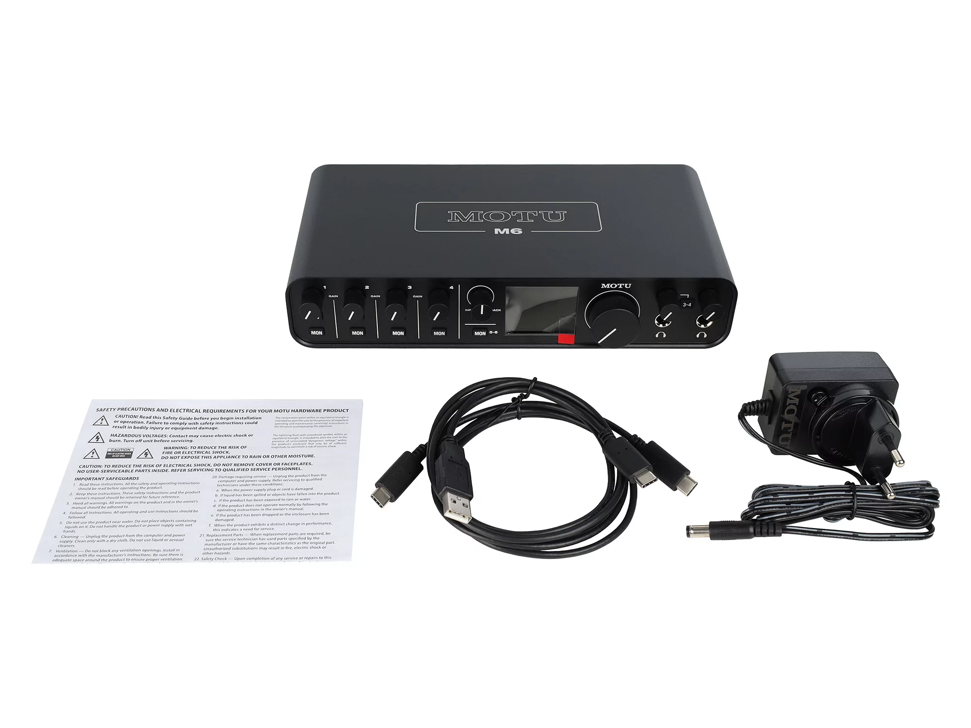 Аудиоинтерфейс USB Motu M6 15