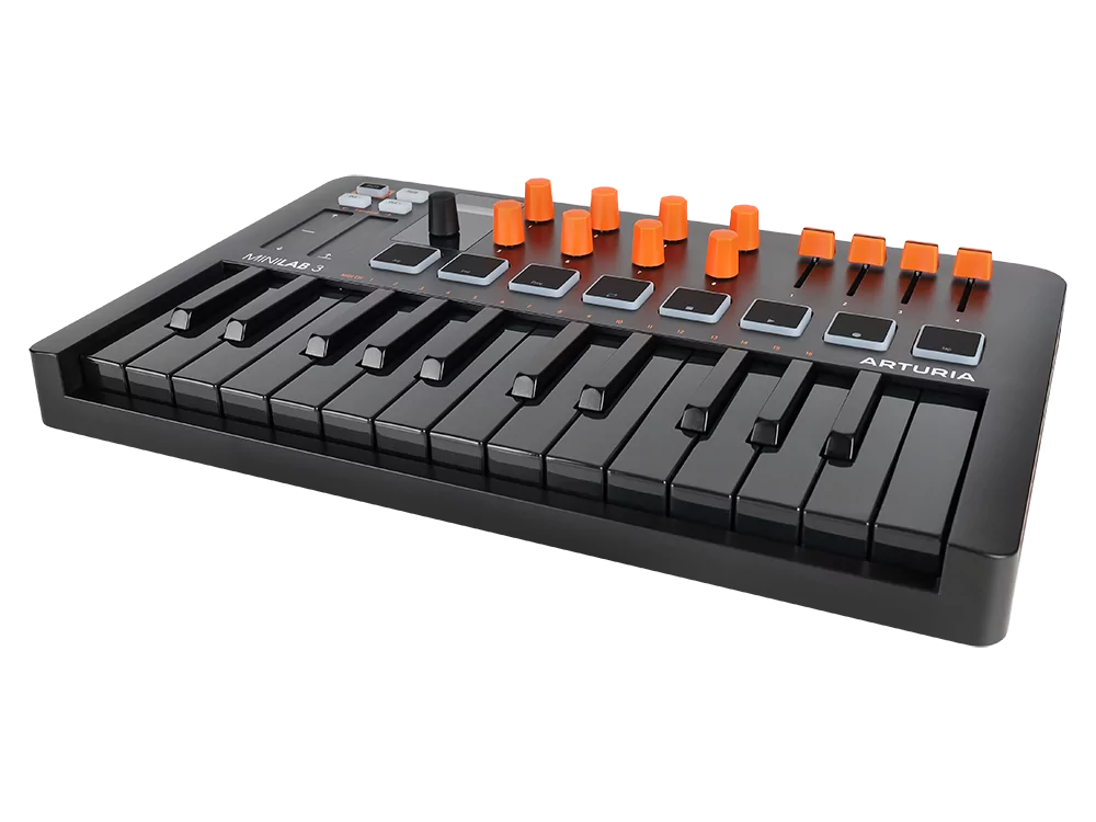 MIDI клавиатура Arturia MiniLAB 3 Orange Edition 9