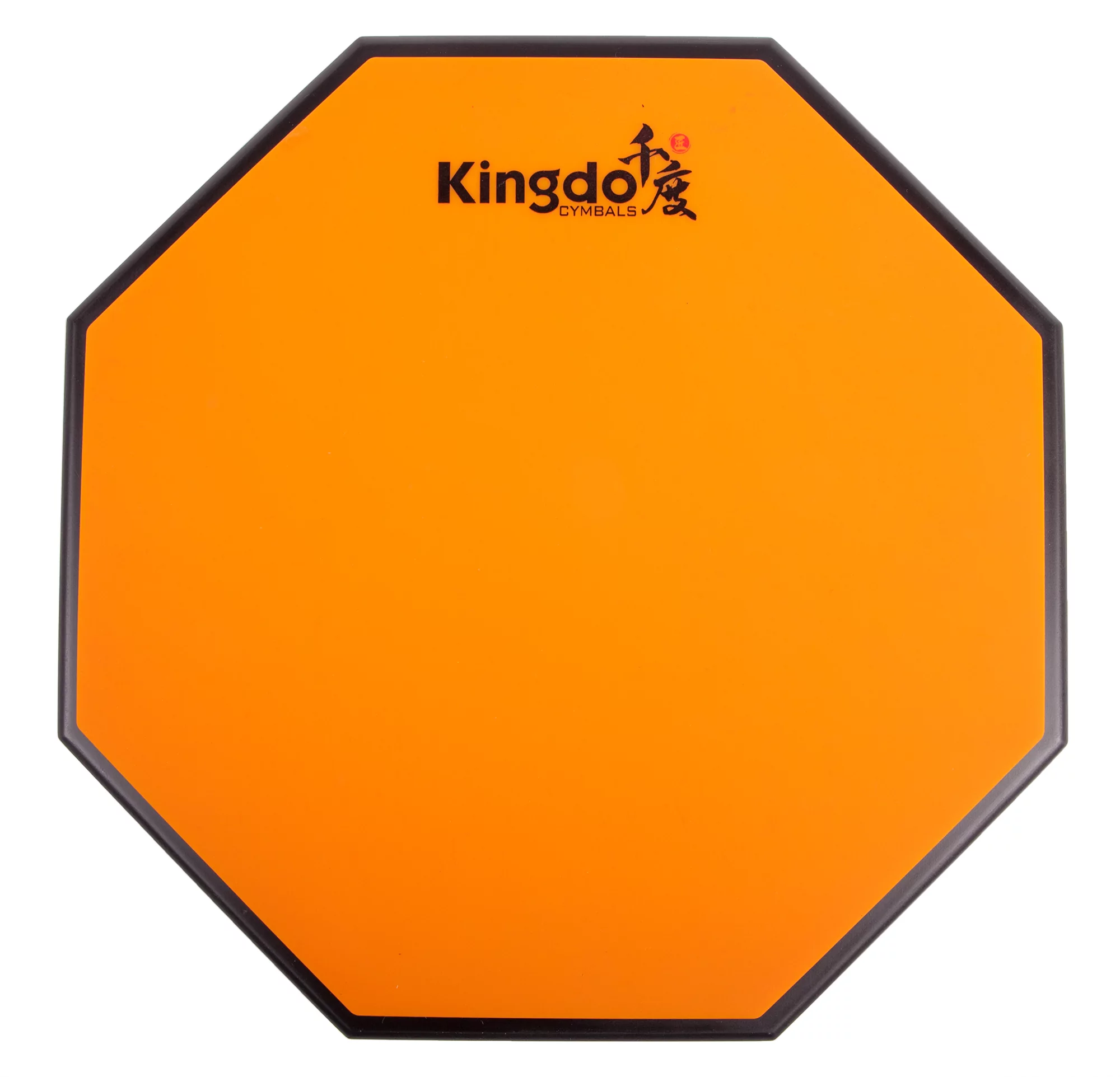 Пэд для занятий 12" KINGDO DRUM PAD SILICAGEL ORANGE