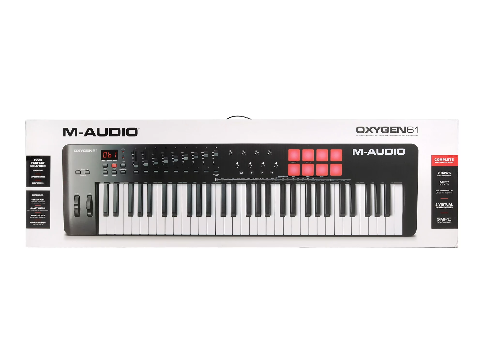 MIDI клавиатура M-audio Oxygen 61 MKV 16