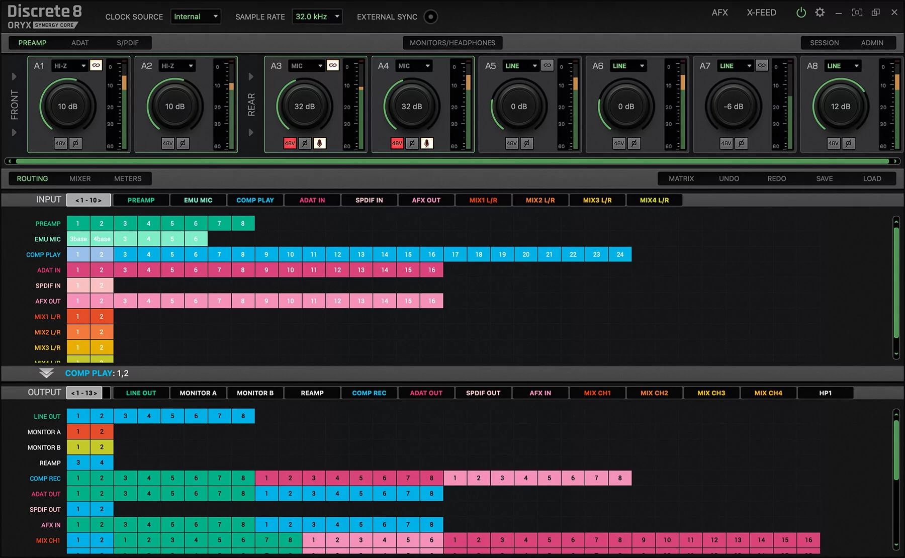 Аудиоинтерфейс Antelope Audio Discrete 8 Oryx 6