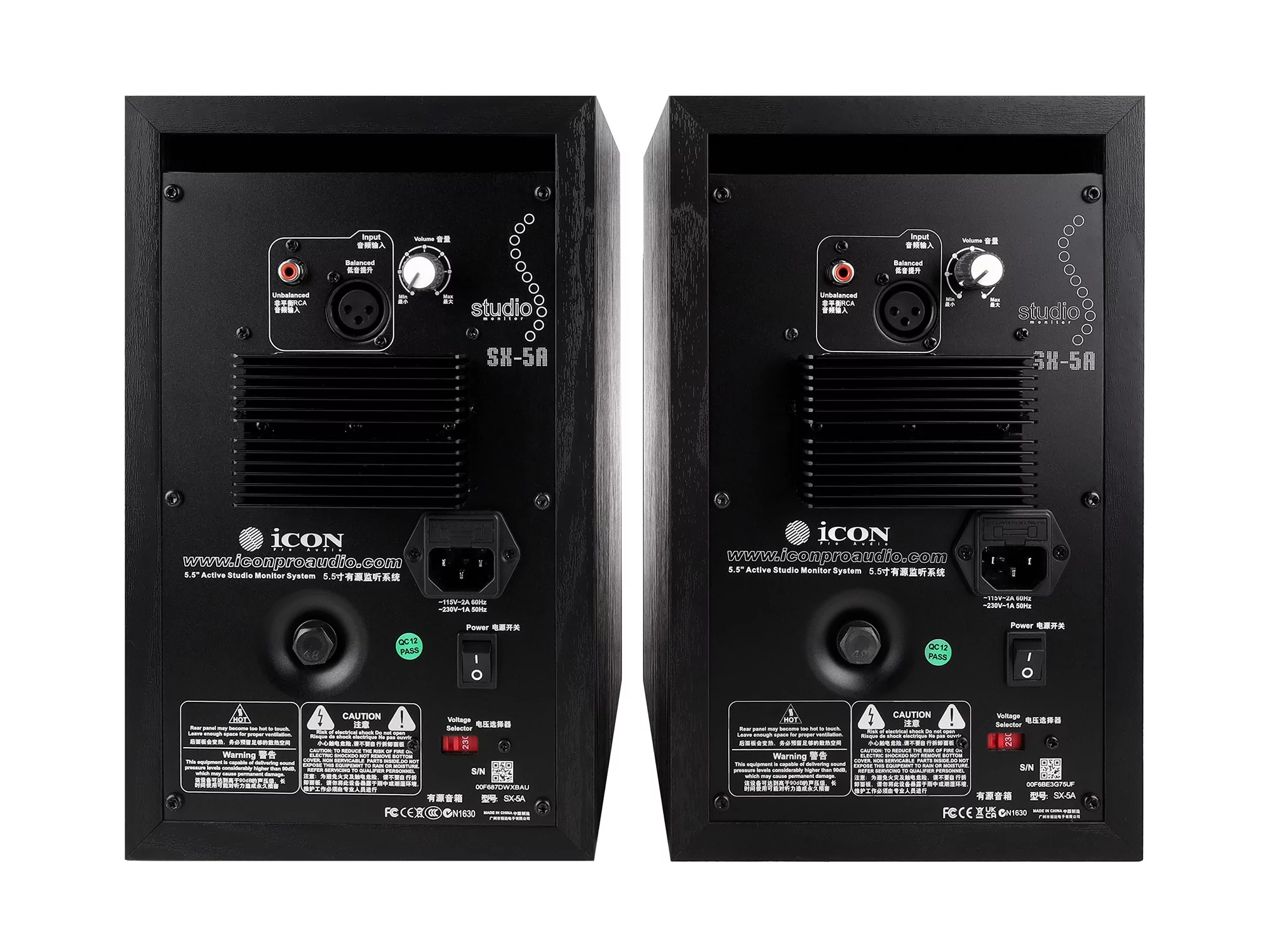 Акустическая система (студийный монитор) Icon SX-5A (пара) 6