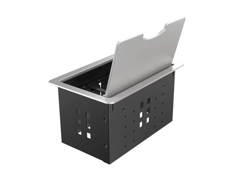 Прямоугольный металлический корпус Wize Pro WRTS-12BOX-S 3