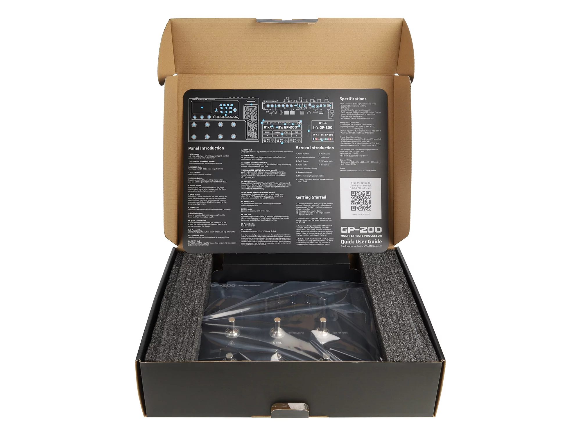 Напольный процессор эффектов Valeton GP-200 14