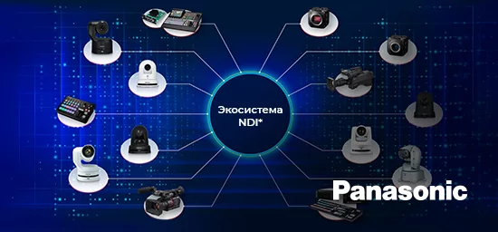 Panasonic расширяет поддержку NDI® для PTZ-камер и видеорегистраторов