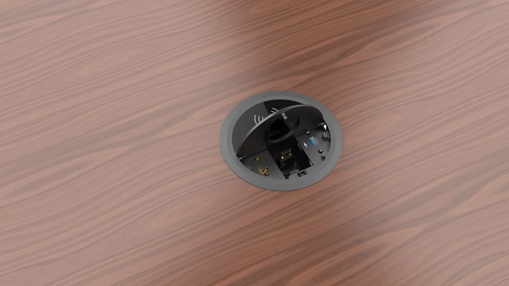 Круглый архитектурный лючок Wize Pro WRTS-SR-B 10