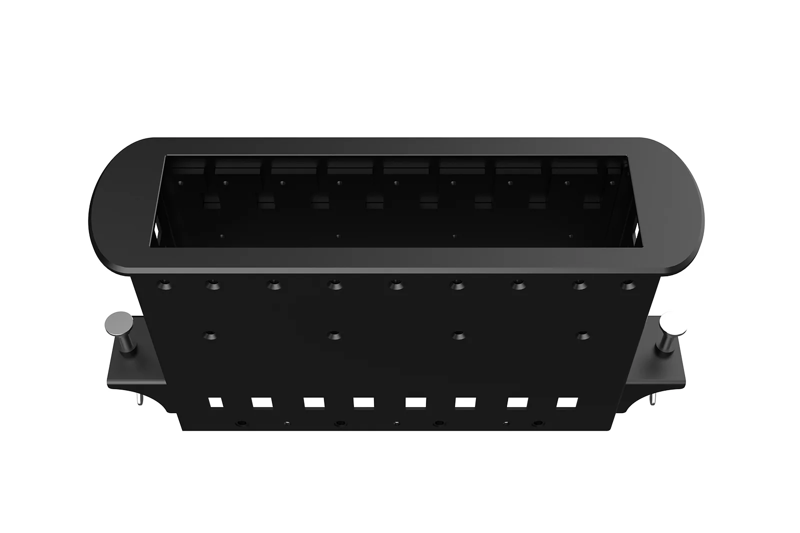 Прямоугольный металлический корпус Wize Pro WRTS-M-8BOX-B 3