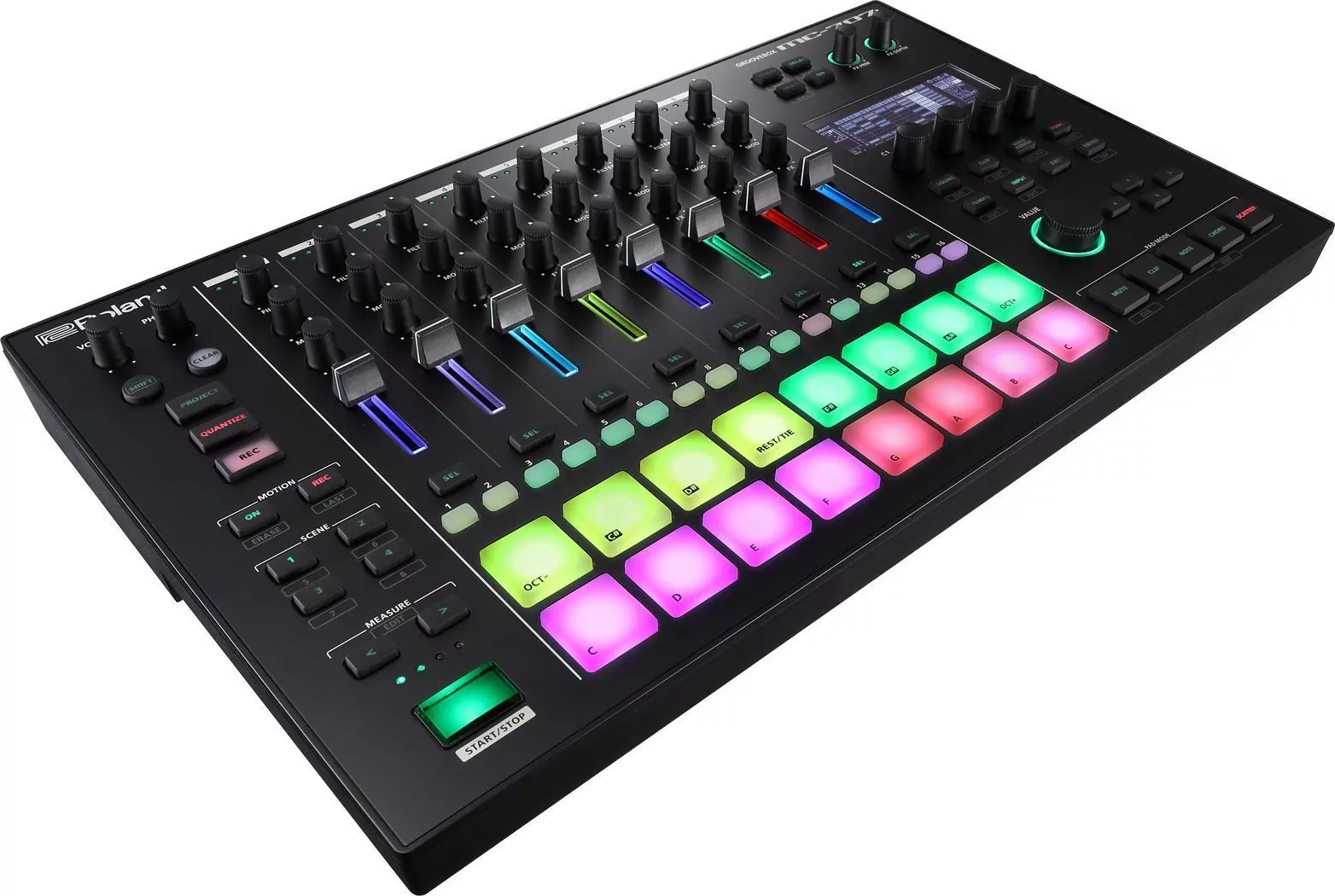 Профессиональный 8-дорожечный грувбокс ROLAND MC-707
