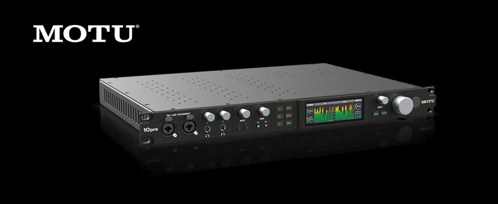Аудиоинтерфейс Motu 10pre с поддержкой Thunderbolt 4 и USB4 