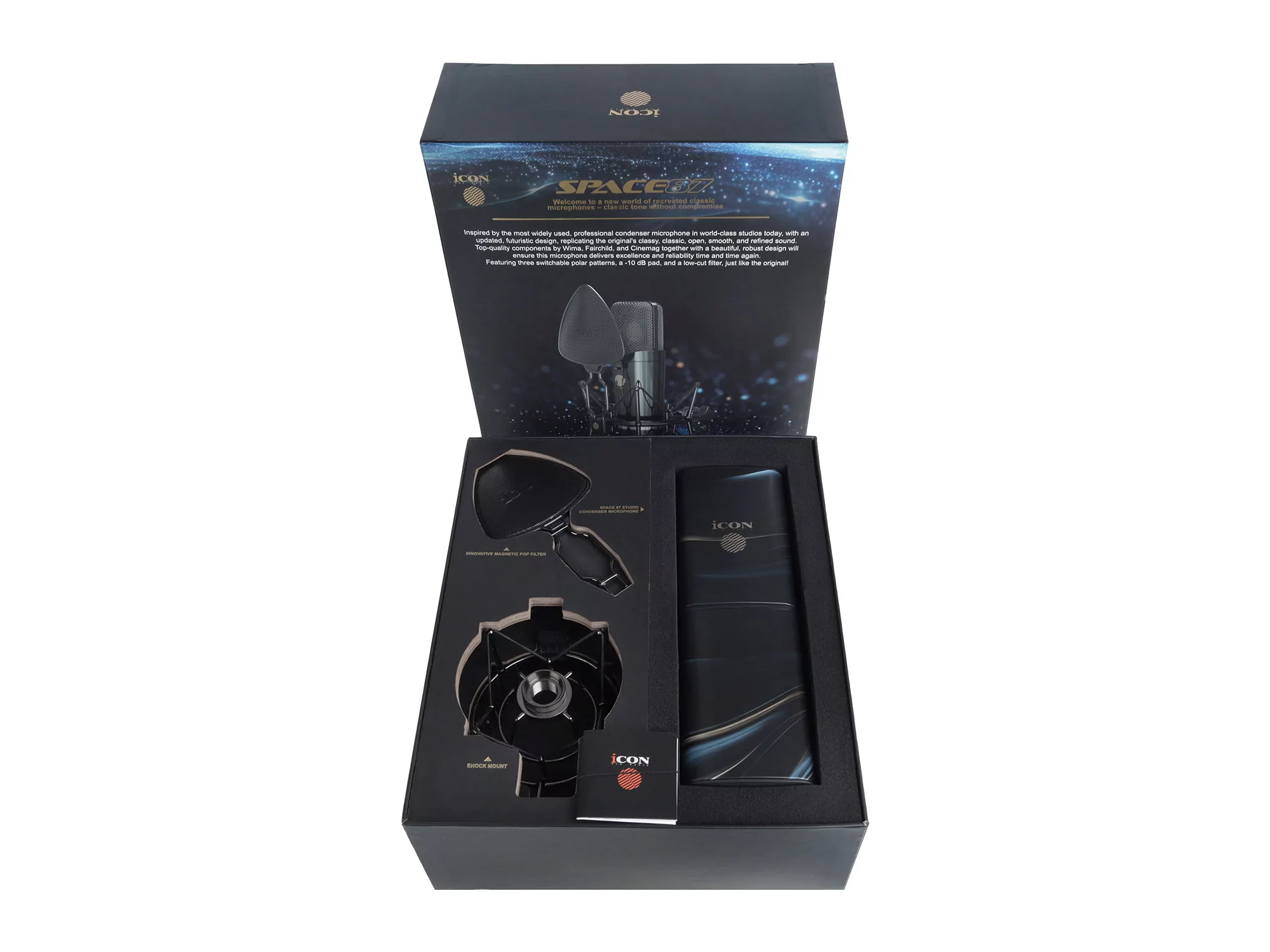 Студийный конденсаторный микрофон Icon Space 87 35