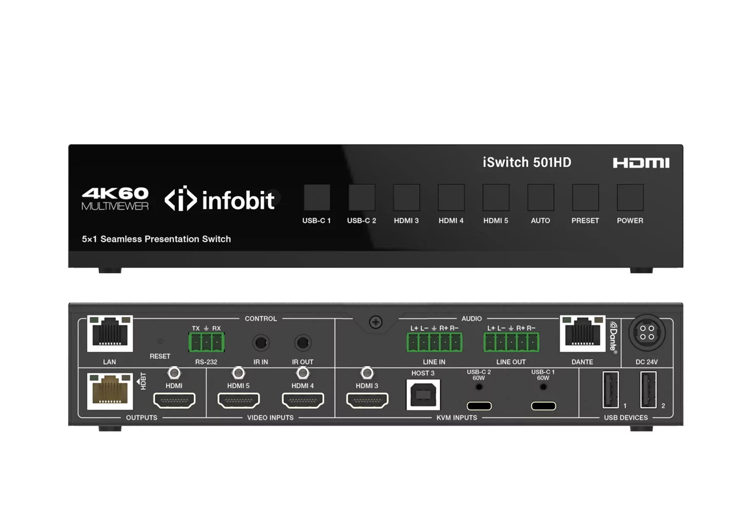 Презентационный коммутатор Infobit iSwitch 501HD 4