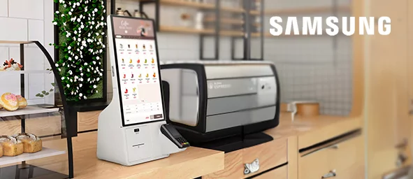 Киоск самообслуживания Samsung KM24C-3 повысит посещаемость магазина и кафе