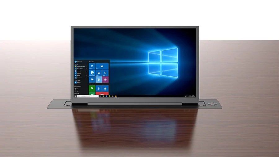 Моторизированный выдвижной монитор Genius Tilt Wize Pro WR-24GT Touch (black) 2