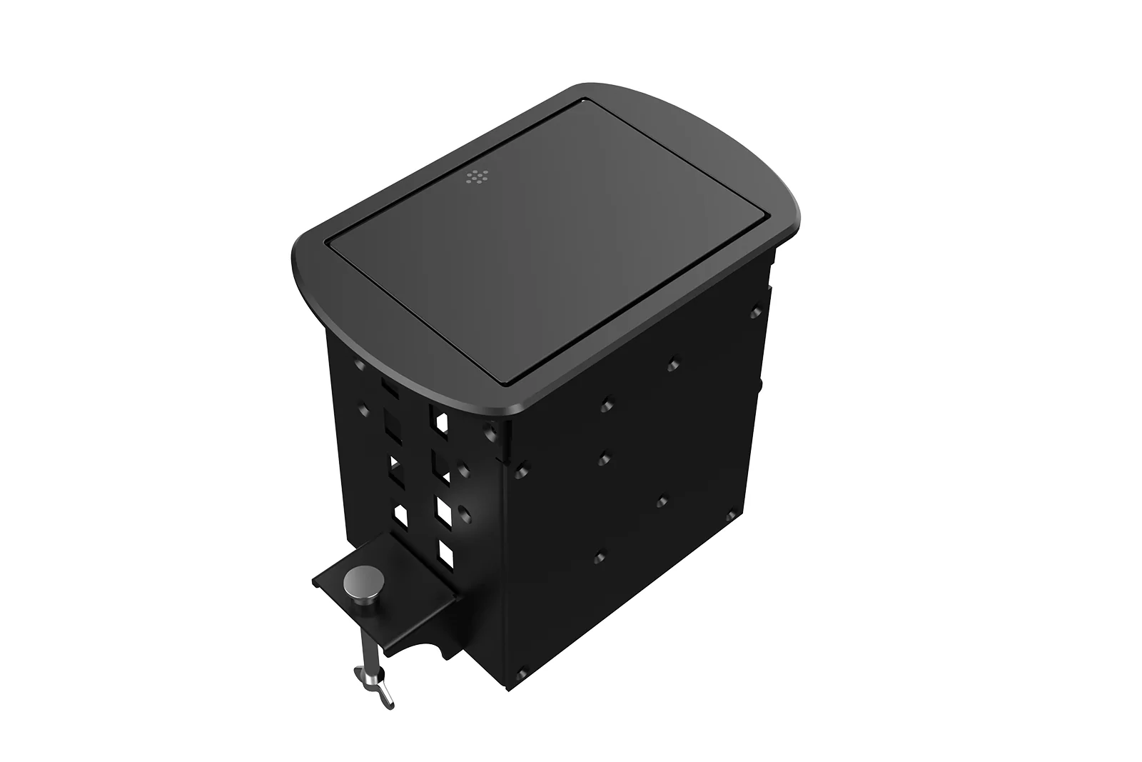 Прямоугольный металлический корпус Wize Pro WRTS-M-4CBOX-B 7