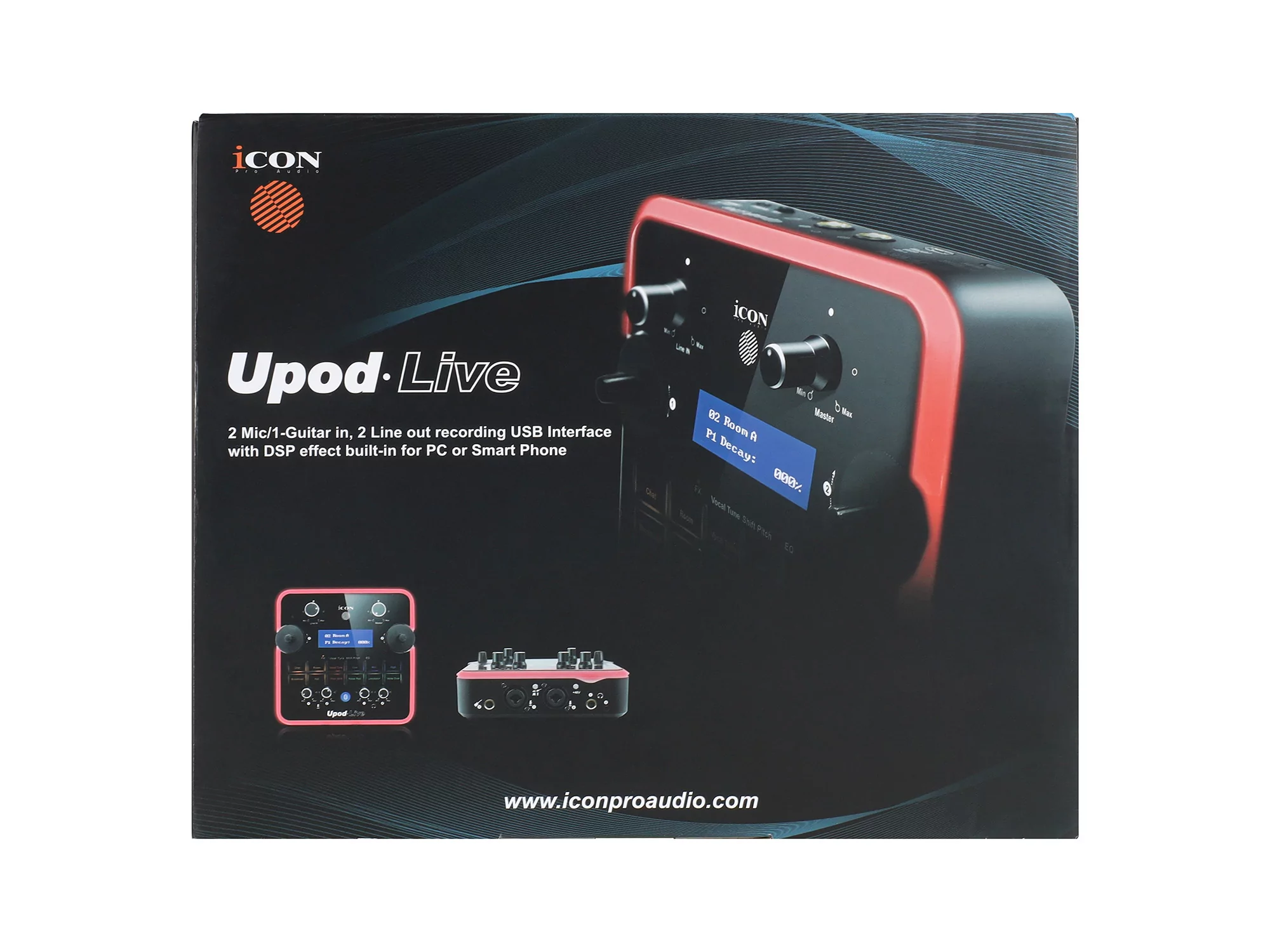 Аудиоинтерфейс USB Icon UPod Live 20
