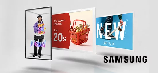 Новые дисплеи Samsung EM13DX E-paper и SM85HX поступили на склад AUVIX
