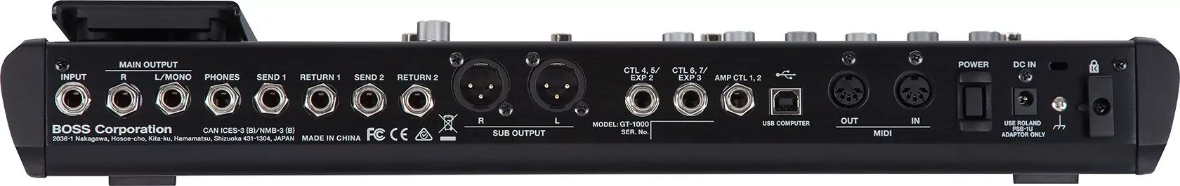 Флагманский напольный гитарный процессор эффектов BOSS GT-1000 2