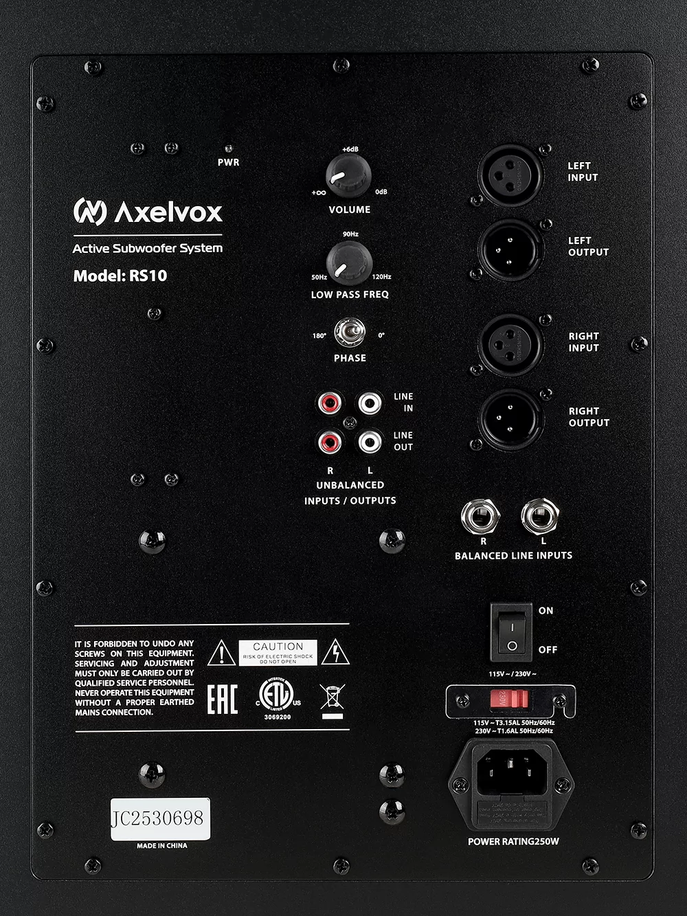 Акустическая система Axelvox RS10 6