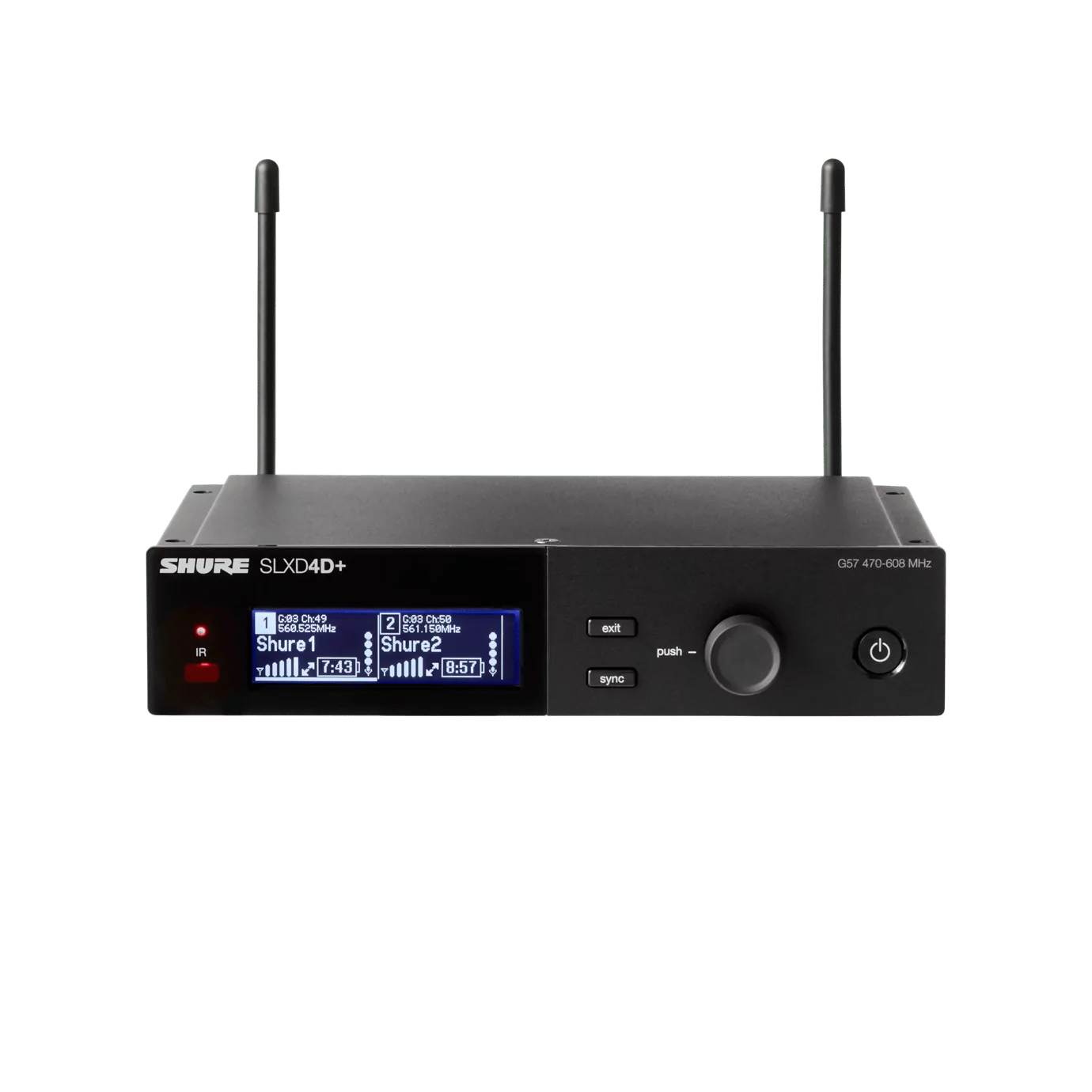 Цифровая двухканальная радиосистема SHURE SLXD24D+E/58-G65 2
