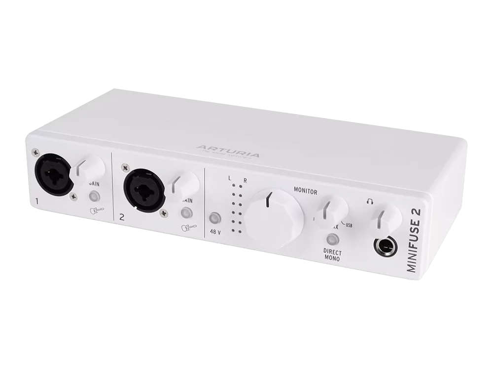 Аудиоинтерфейс USB Arturia MiniFuse 2 White 4