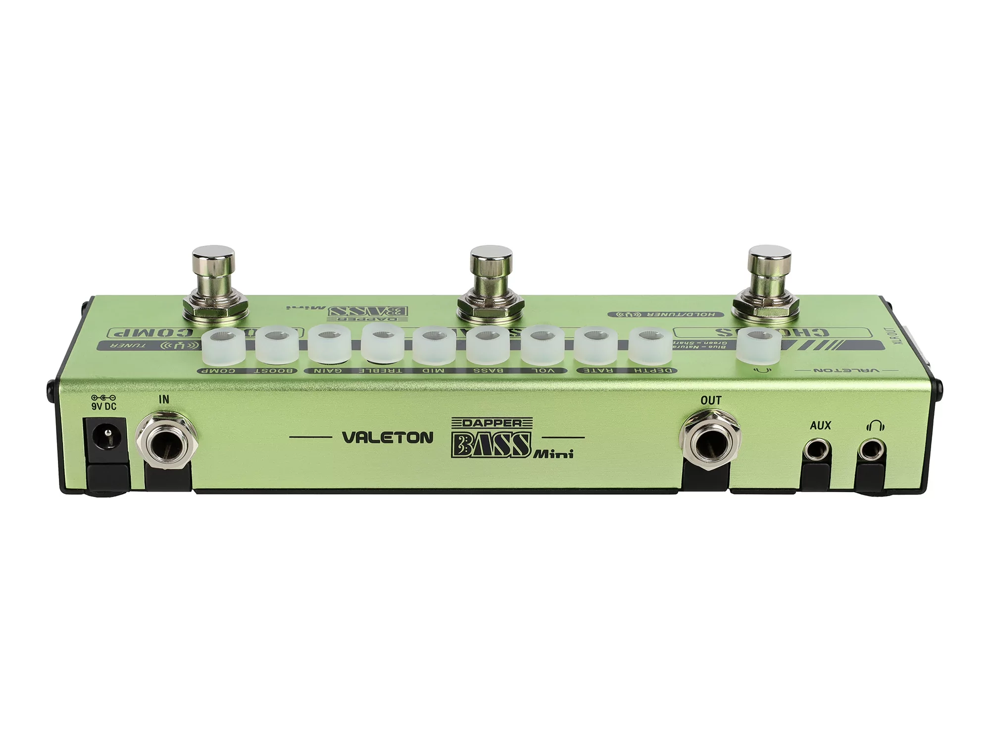 Напольная компактная басгитарная педаль Dapper Bass Mini Valeton MES-2 7