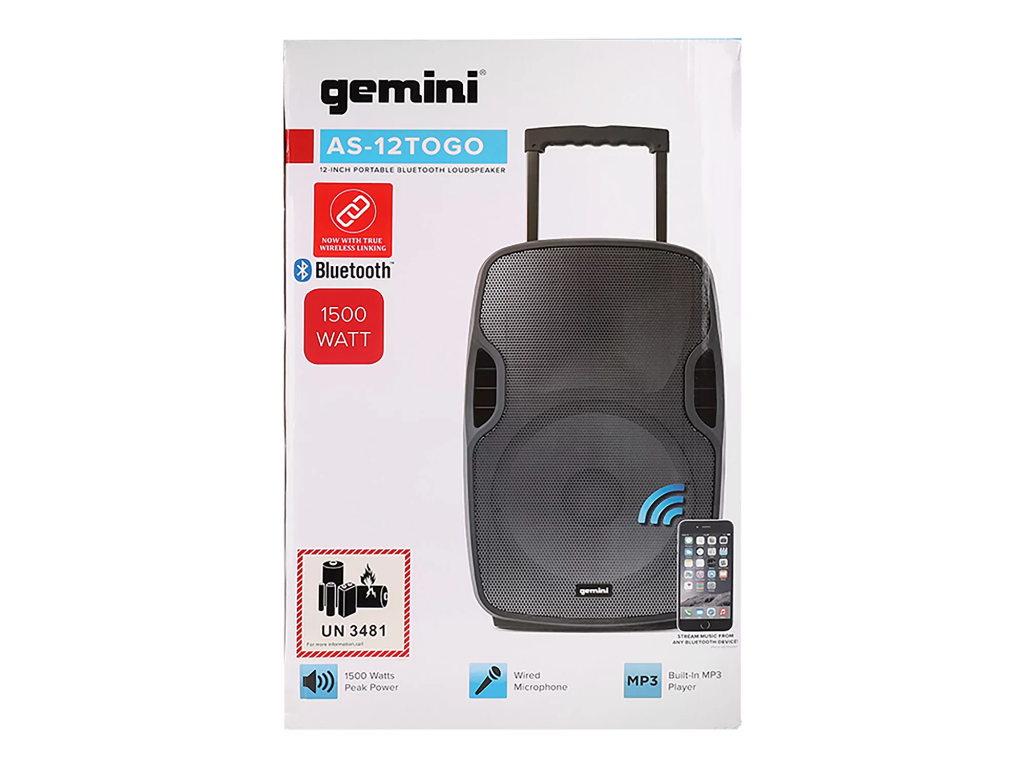 Акустическая система Gemini AS-12TOGO 27