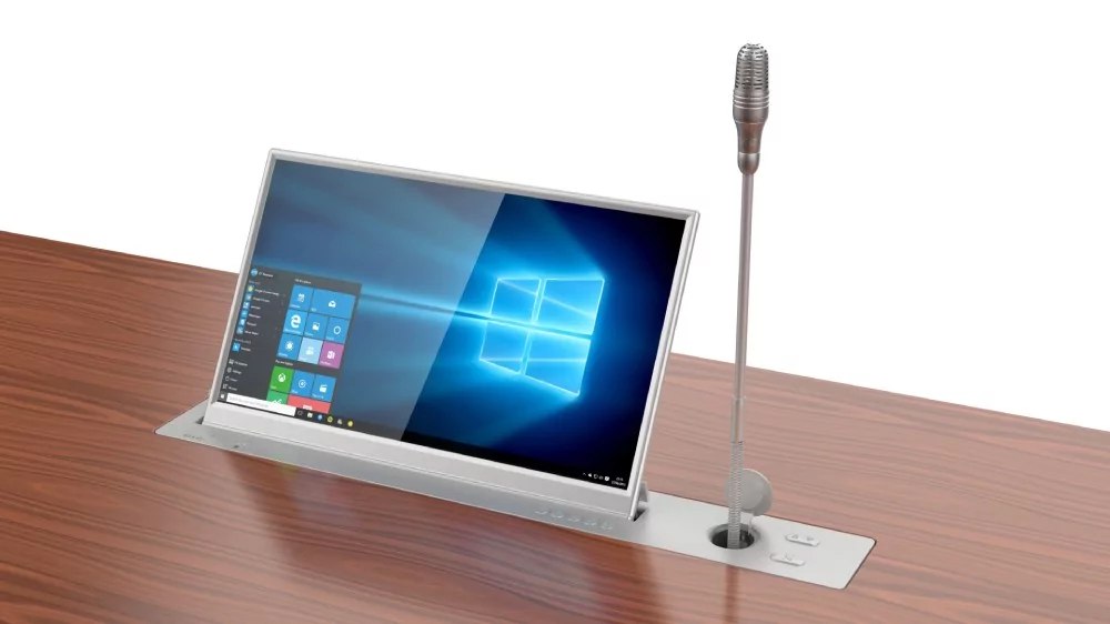 Моторизированный выдвижной монитор Wize Pro WR-15FC Touch