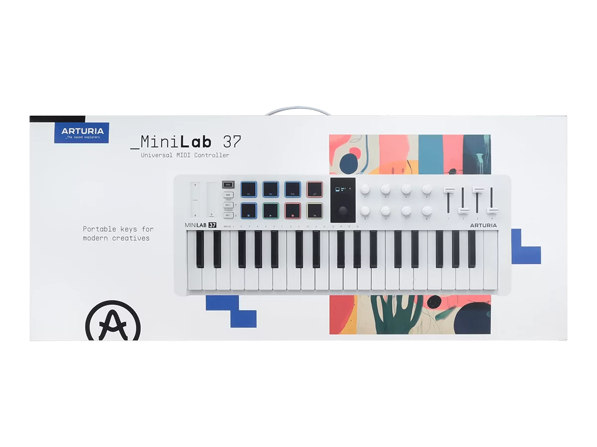 MIDI клавиатура Arturia MiniLAB 3 37 White 12