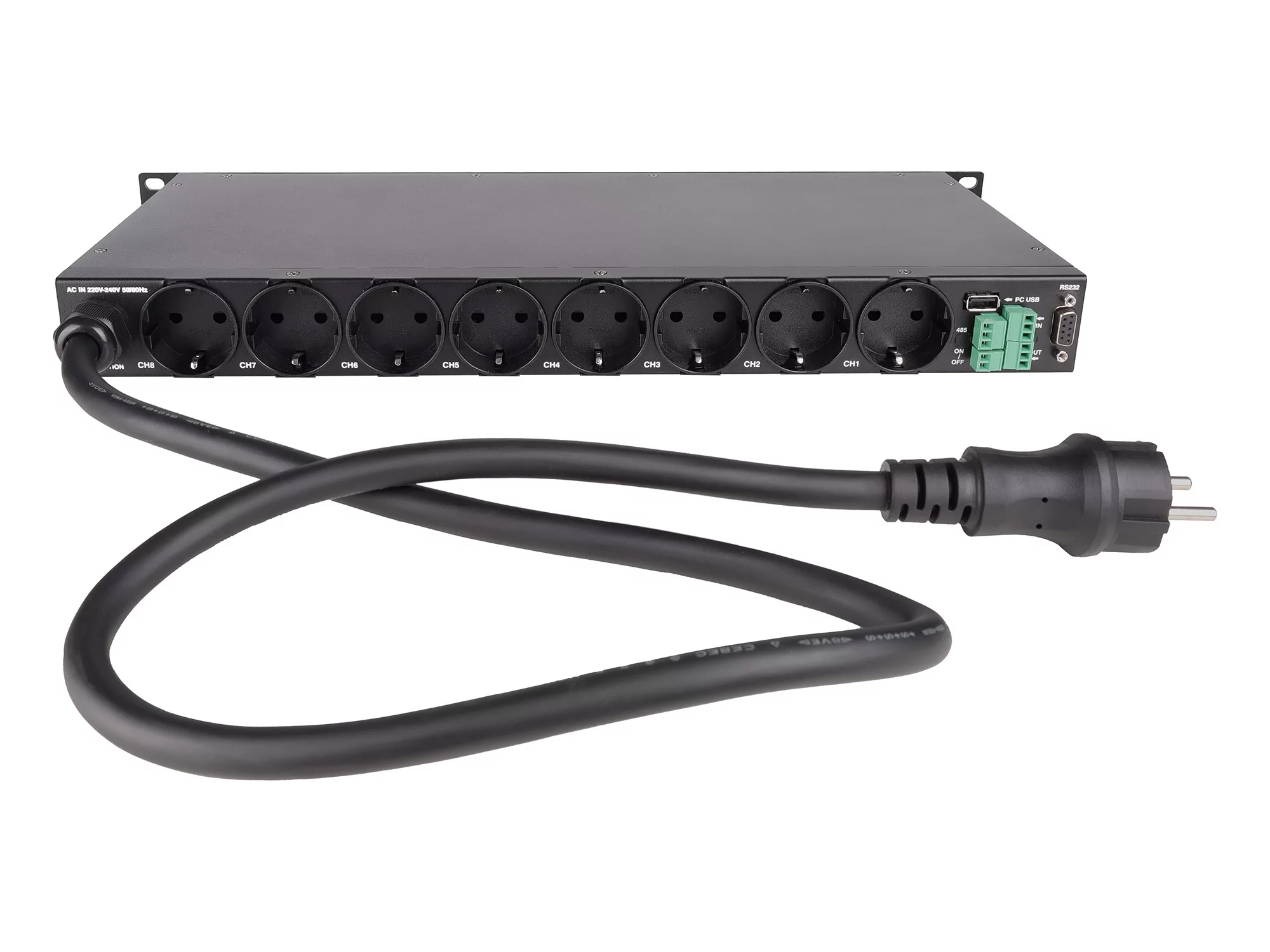 Коммутатор электропитания переменного тока Intrend ITPAC-8C 10