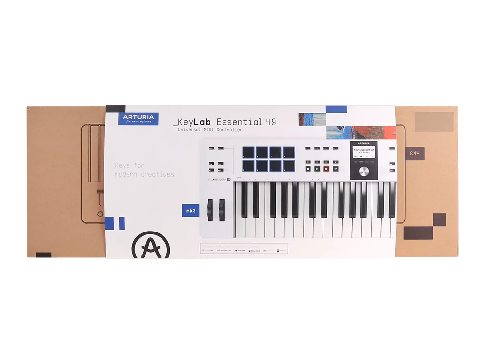 MIDI клавиатура Arturia KeyLab Essential 49 mk3 White 13