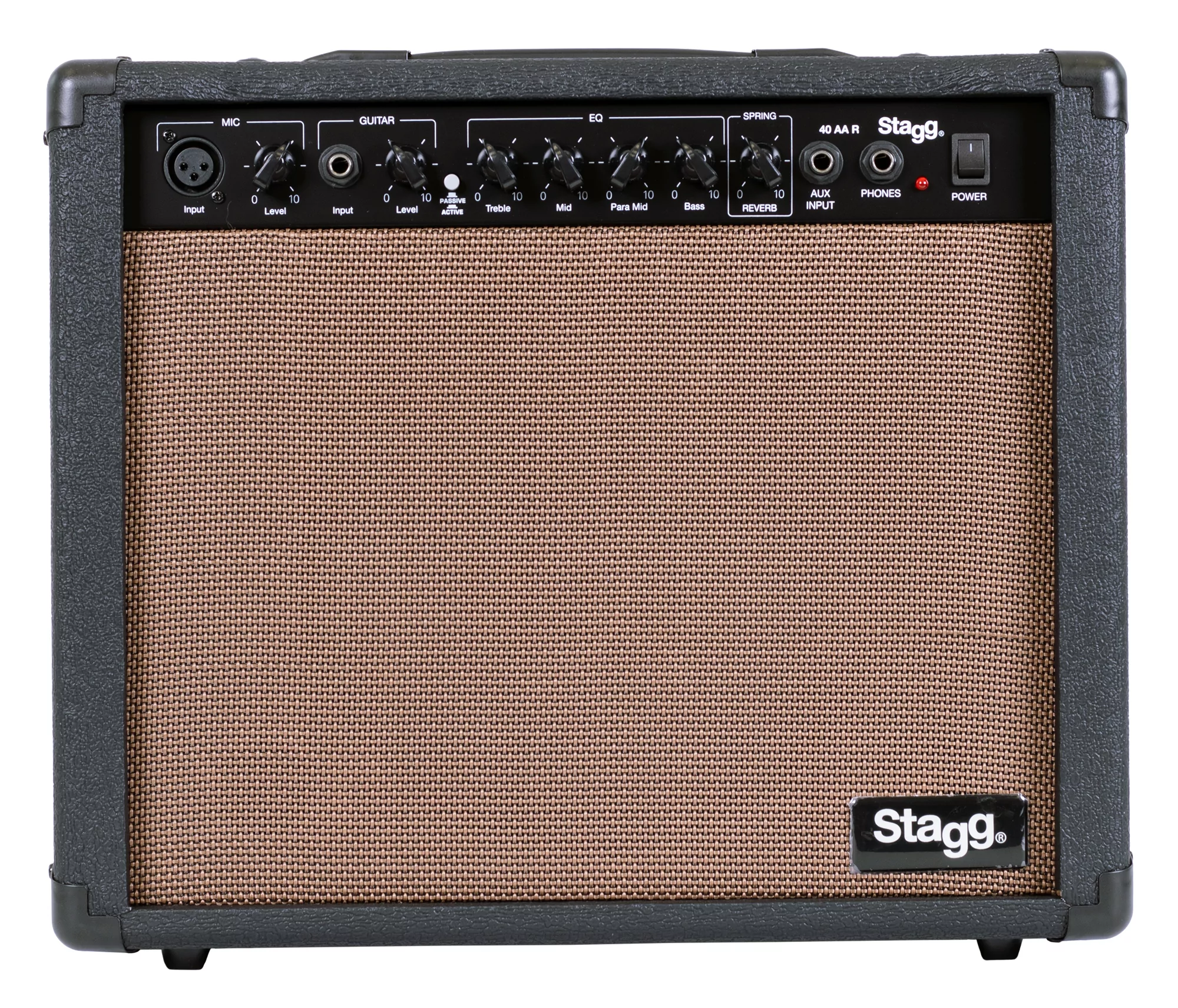 Комбо для электроакустической гитары STAGG 40 AA R 2