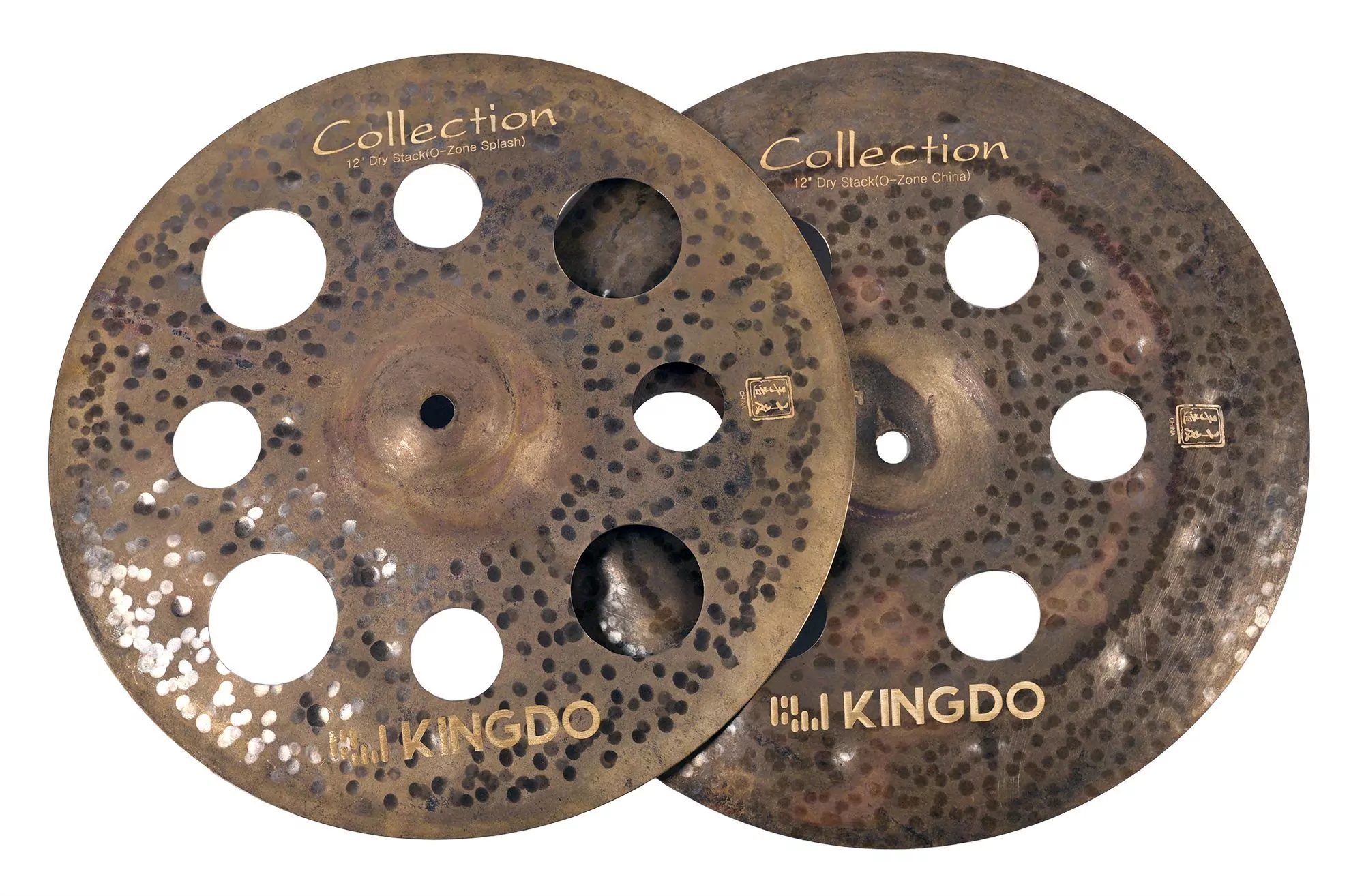 Тарелки клэп-стек, 12" KINGDO DRY CLAP STACK