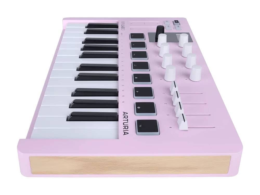 MIDI клавиатура Arturia MiniLAB 3 Rose Quartz 5