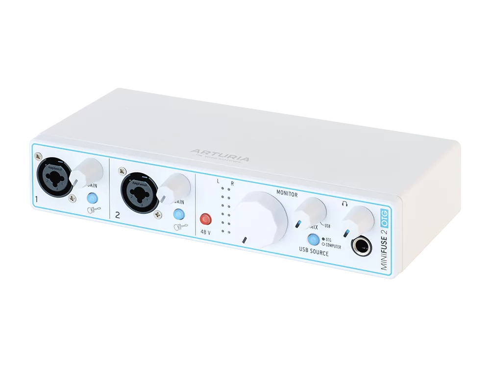 Аудиоинтерфейс USB Arturia MiniFuse 2 White OTG 4