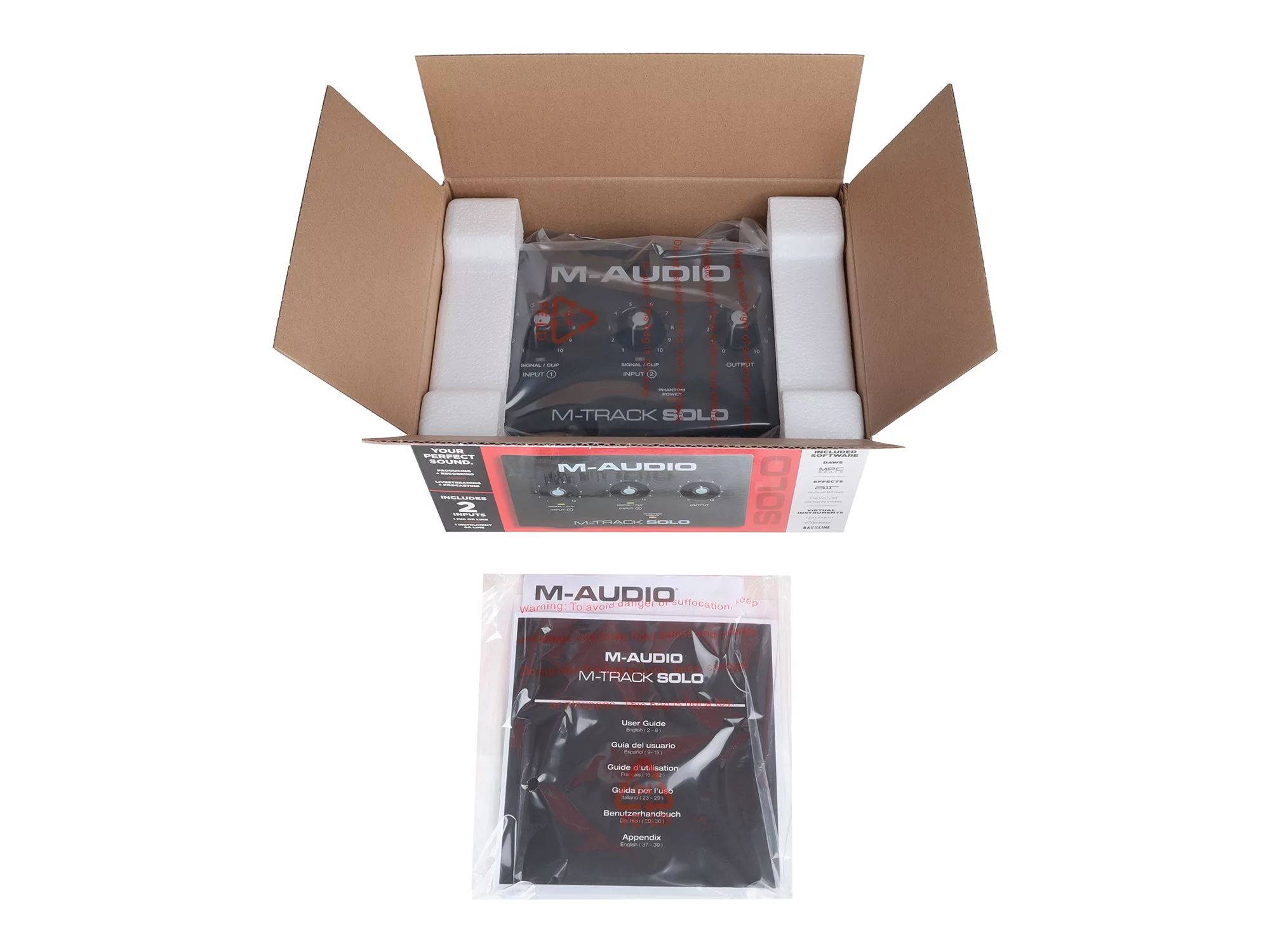 Аудиоинтерфейс USB M-audio M-Track Solo 8
