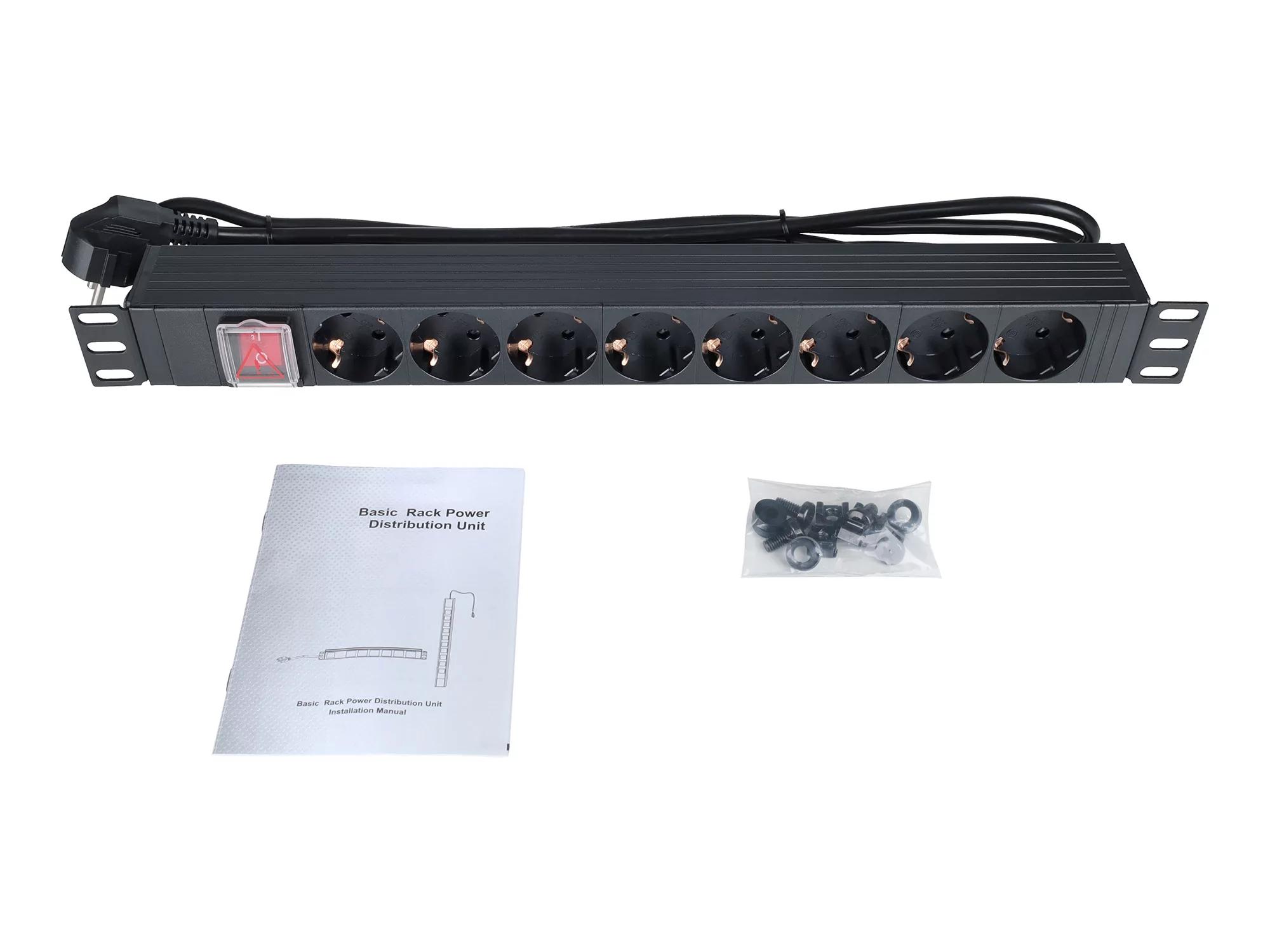 Блок розеток Wize Pro WPDU1U-8 12