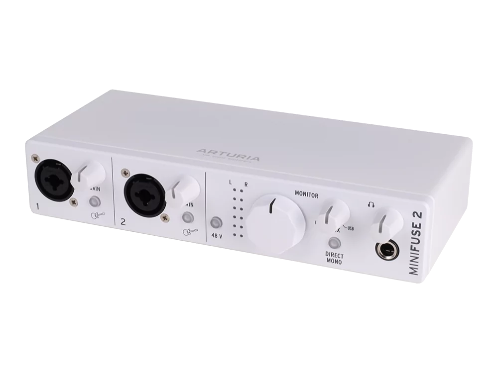 Аудиоинтерфейс USB Arturia MiniFuse Recording Pack White 4