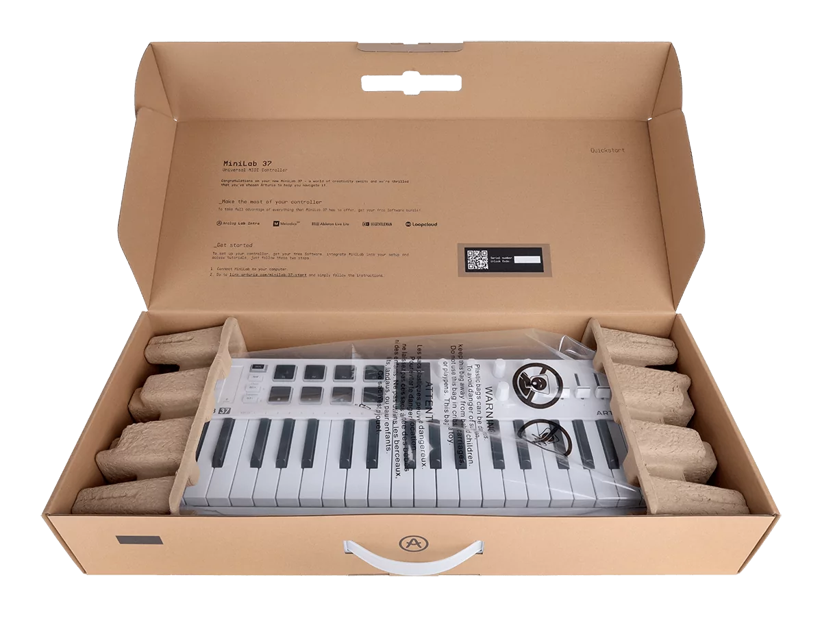 MIDI клавиатура Arturia MiniLAB 3 37 White 7