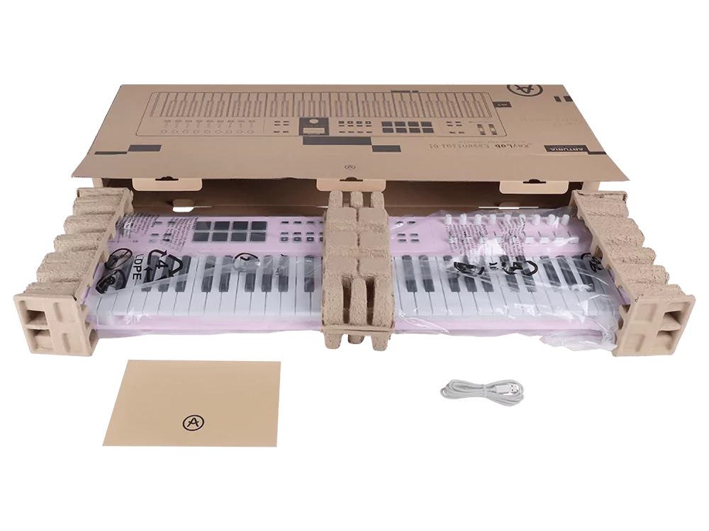 MIDI клавиатура Arturia KeyLab Essential 61 mk3 Rose Quartz 12