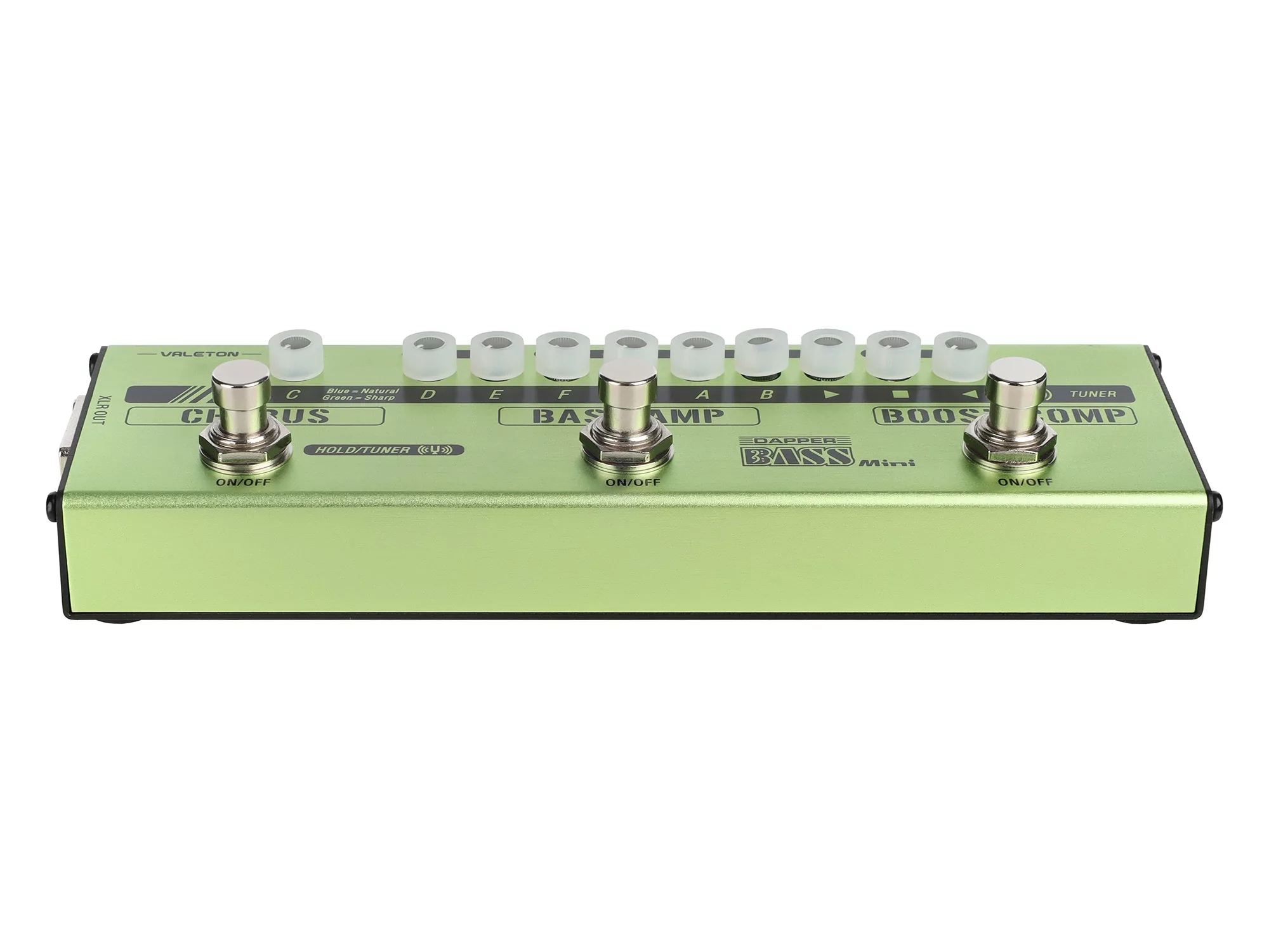 Напольная компактная басгитарная педаль Dapper Bass Mini Valeton MES-2 3