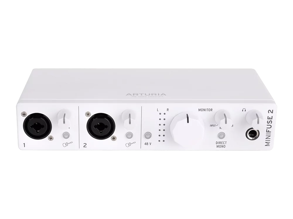 Аудиоинтерфейс USB Arturia MiniFuse 2 White
