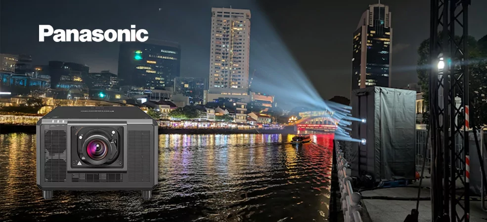 Как проектор Panasonic PT-RQ35K создал визуальную сагу на архитектуре мегаполиса в Сингапуре