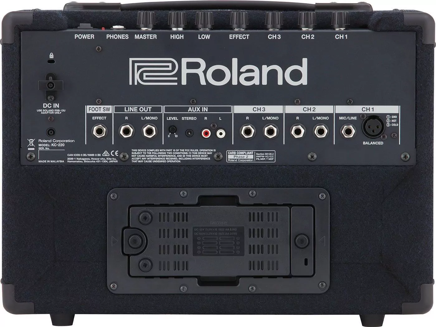 Стереокомбоусилитель ROLAND KC-220 3