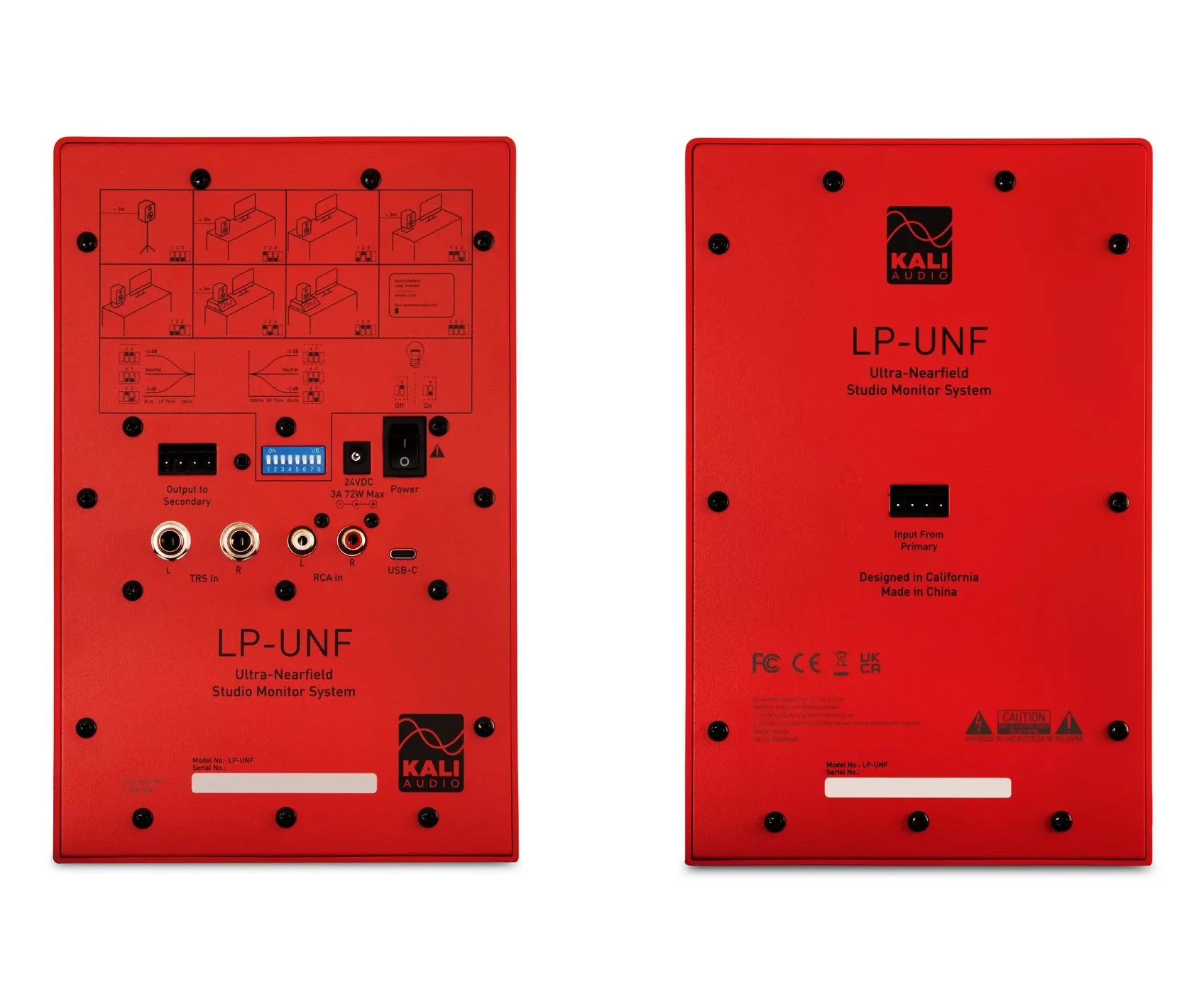 Акустическая система (студийный монитор) Kali Audio LP-UNF Red 3