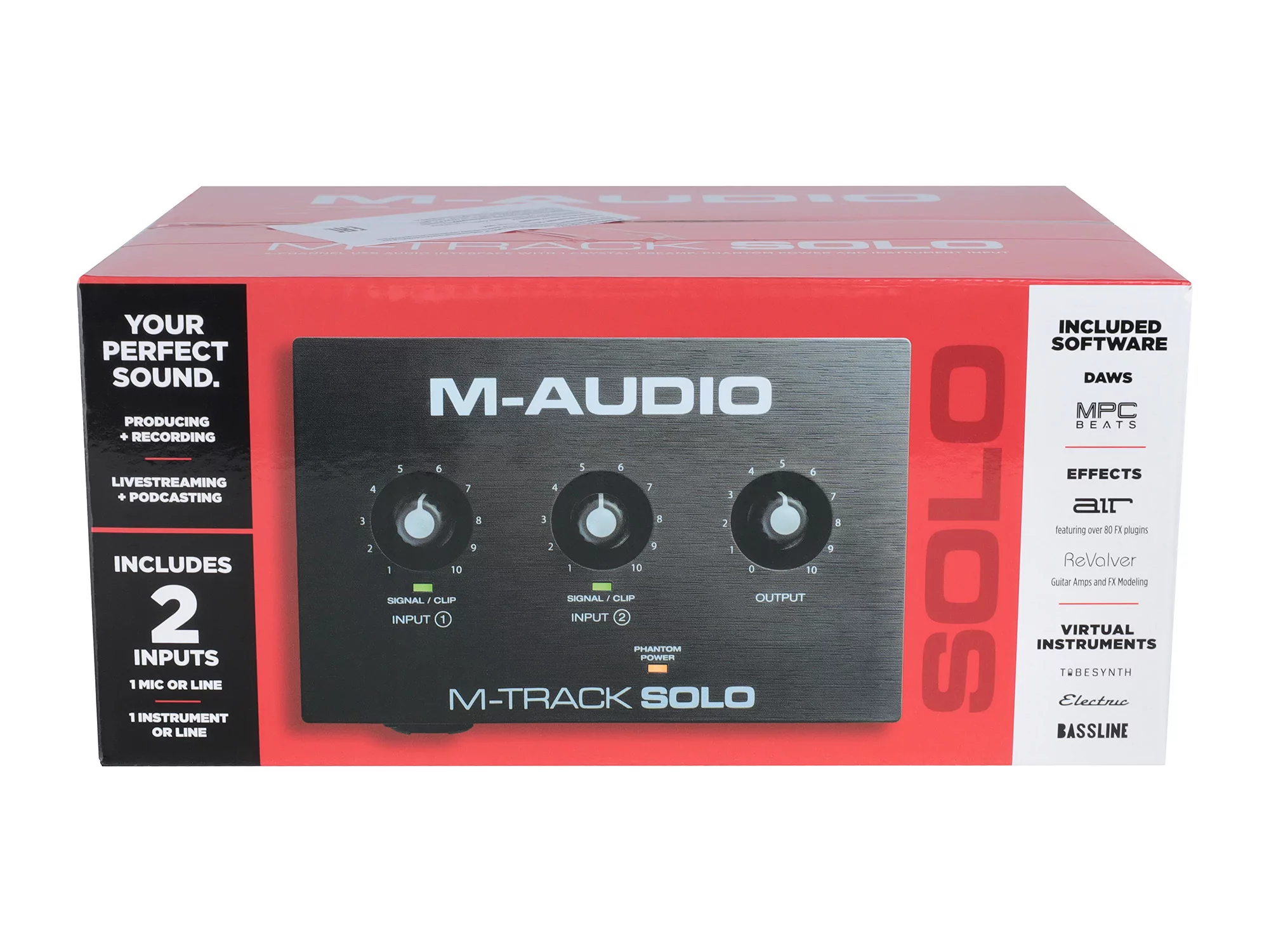 Аудиоинтерфейс USB M-audio M-Track Solo 12