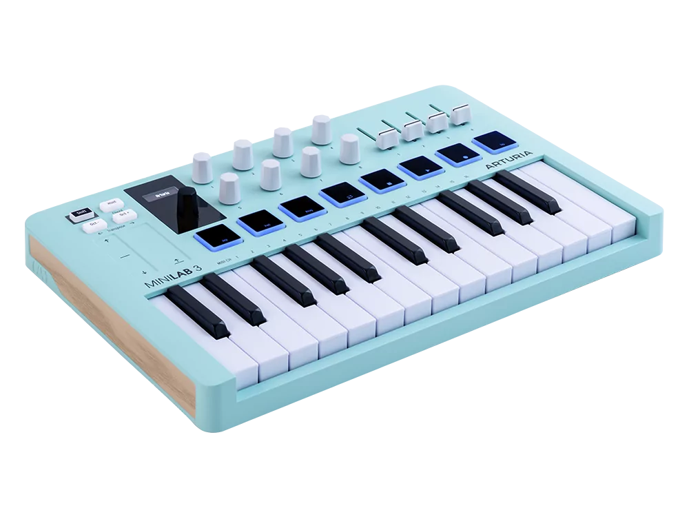 MIDI клавиатура Arturia MiniLAB 3 Aquamarine 2