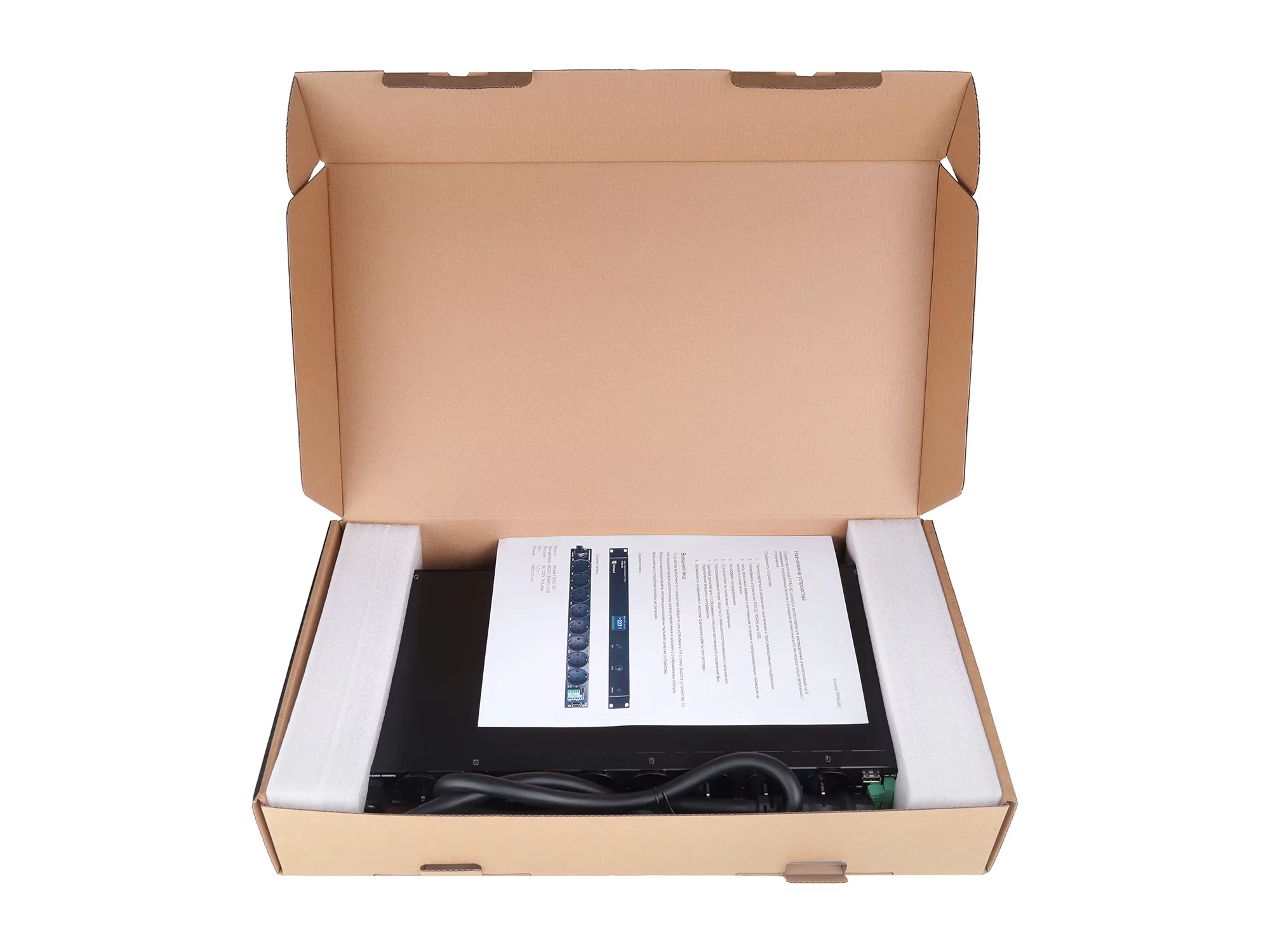 Коммутатор электропитания переменного тока Intrend ITPAC-8C 6