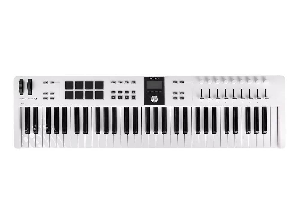 MIDI клавиатура Arturia KeyLab Essential 61 mk3 White