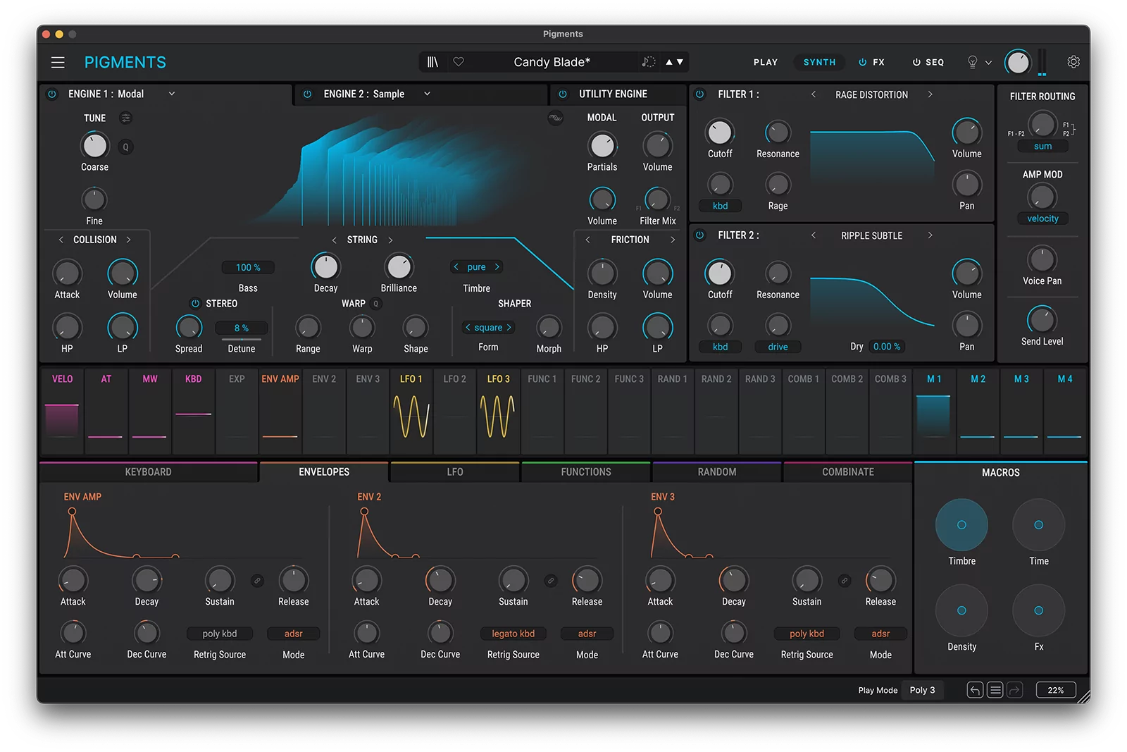Электронная лицензия Arturia Pigments 7 (electronic license) 3