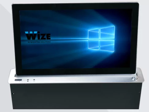 Моторизированный выдвижной монитор Genius Fixed Wize Pro WR-17GF Touch /silver 2